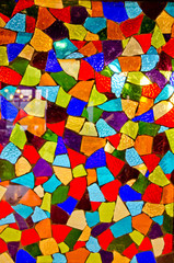 Colorful stained glass