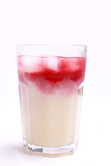 Leckerer Banane-Kirsch-Saft