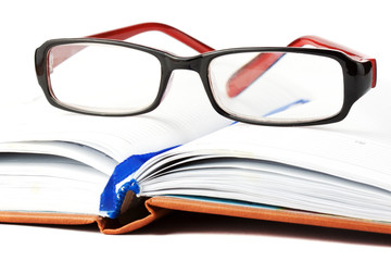 Open Book with eyeglass