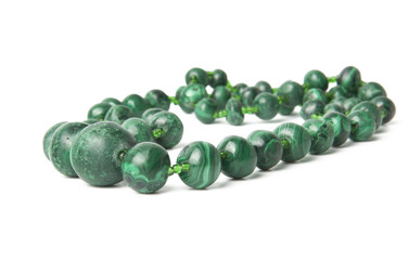 beads of malachite