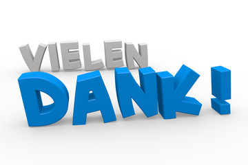 Vielen Dank 3d