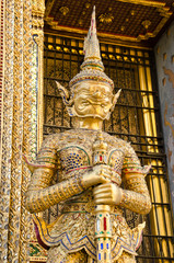 Naklejka premium Giant Guardian (Yak) at Wat Phra Kaew, Thailand