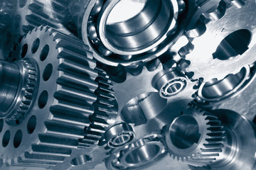gear wheels and engineering concept