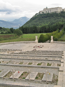 Polish soldiers' cemetery in Monte Cassino-Italy