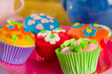 Colorful cupcakes