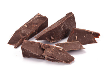 Fototapeta Cioccolato fondente in scaglie obraz