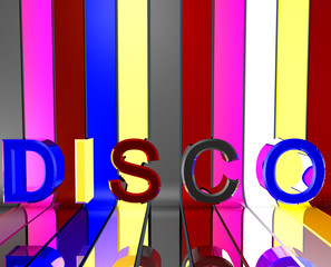 fond couleurs disco