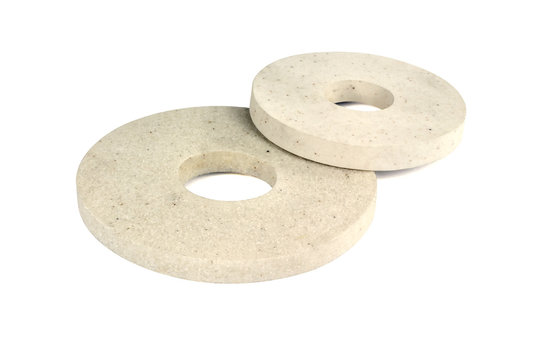 Two Abrasive Wheels