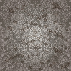 vector seamless vintage wallpaper with seamless floral pattern