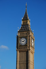 Fototapeta na wymiar Big Ben w Wielkiej Brytanii