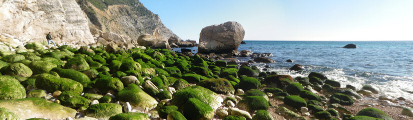 mountain landscape with water