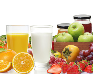 Fruit juice and fruit