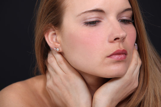 Portrait of a sensual woman