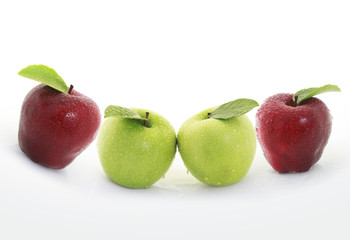 apple on white background