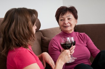 Happy time - mother with daughter