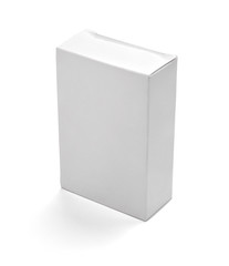 blank white box container