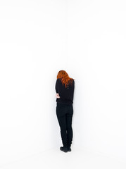 Fototapeta premium Sad woman