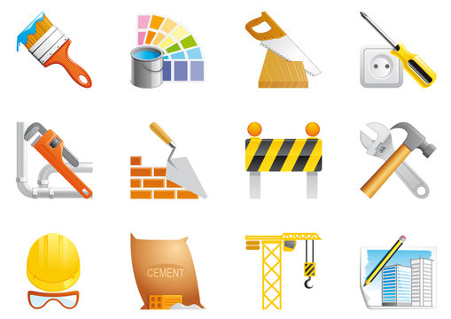 Architecture and construction icons