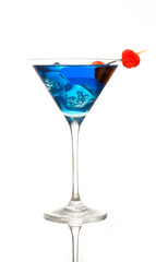 blue raspberry cocktail