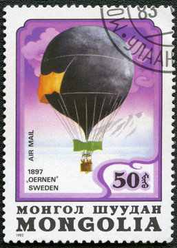MONGOLIA - CIRCA 1982: A stamp printed in Mongolia shows Swedish