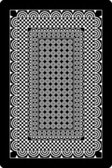 playing card back side 60x90 mm