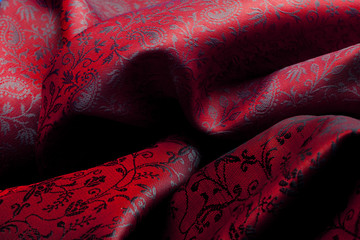 Expensive fabric with ornament