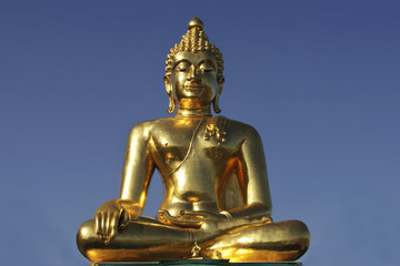 Fototapeta premium statue of a golden buddha
