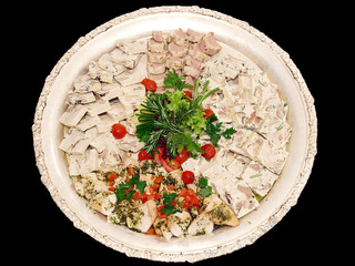 mixed appetizer platter