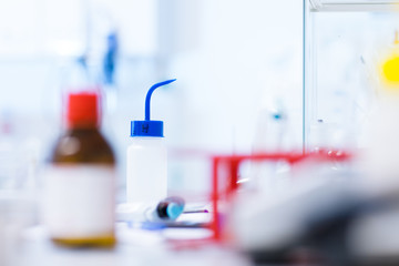 chemistry lab (shallow DOF)