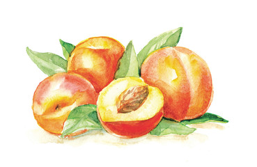 group of peaches