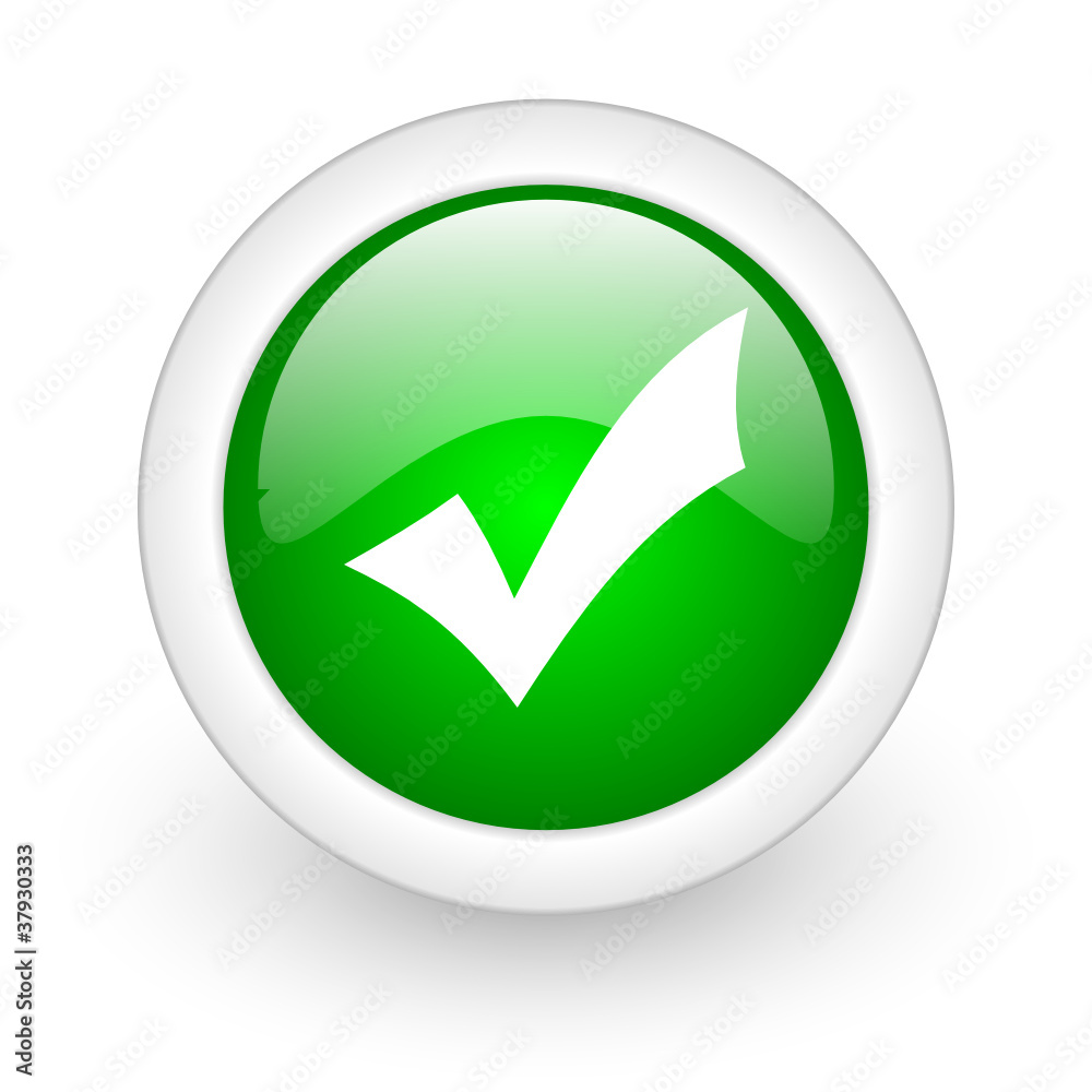 Aufkleber accept web button