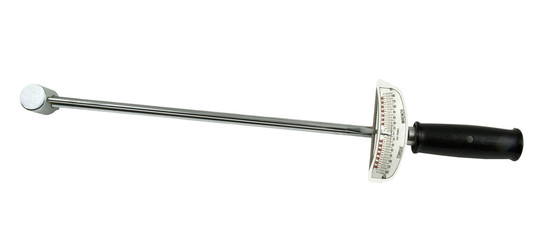 torque wrench on a white background