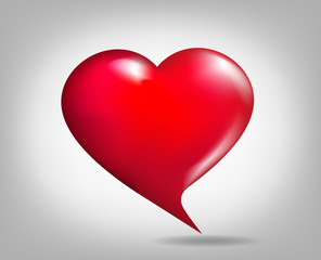 Cartoon-shaped Heart