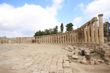 Oval Plaza,Jarash Jordan