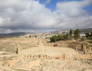 Oval Plaza,Jarash Jordan