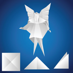 Angel. Origami
