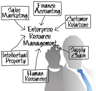 ERM Enterprise Resource Management diagram