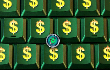 Dollar Sign on Computer Key Board.