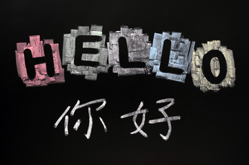 Hello with a Chinese version
