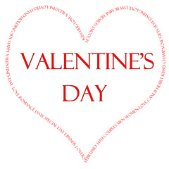 Valentine's Day Word Concept