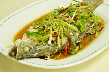 steamed fish