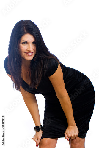 woman holding skirt