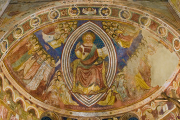 Abbazia di Pomposa, affresco dell'abside