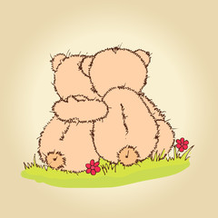 teddy bears hug