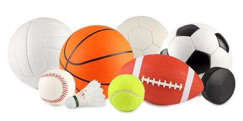 Blickdicht rollo Ballsport Bälle im Sport 3
