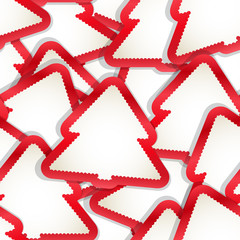 Abstract christmas trees seamless background