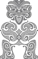 Tiki tattoo design