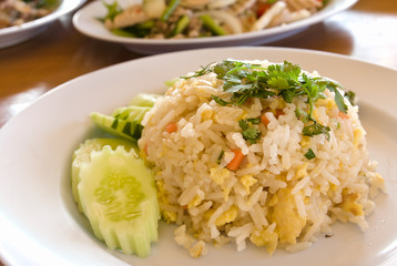 Thai food fried rice