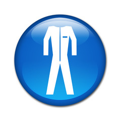 Boton brillante ropa de trabajo