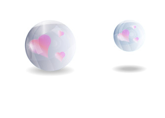 Valentine bubble
